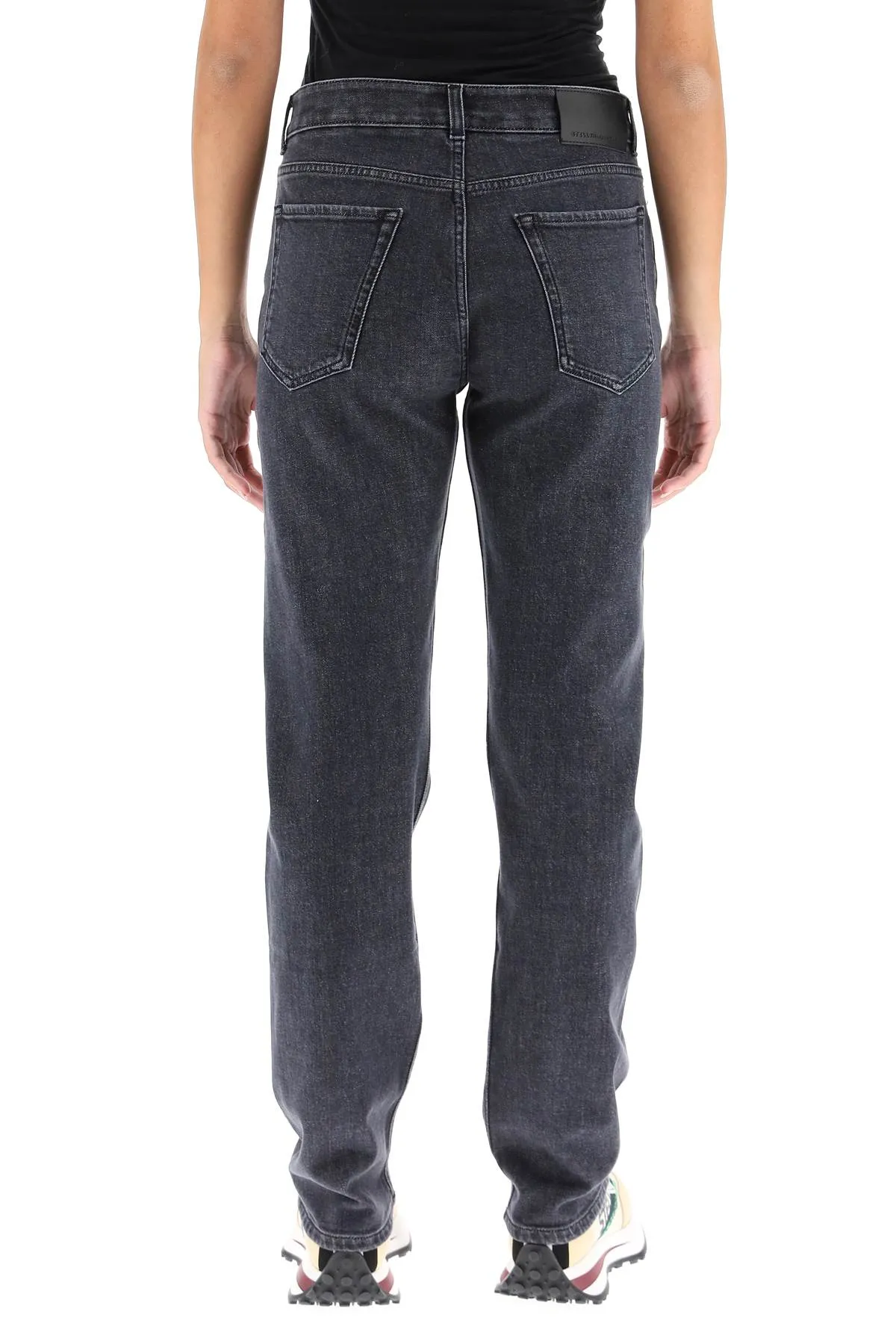 Stella McCartney Logo Printed Straight Leg Jeans