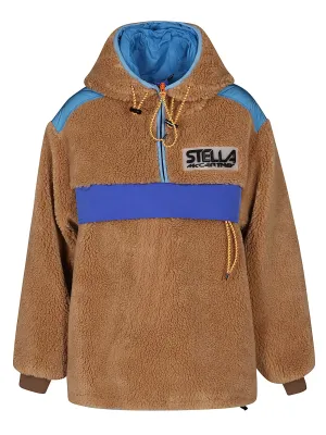 Stella McCartney Panelled Shearling Hooded Jacket