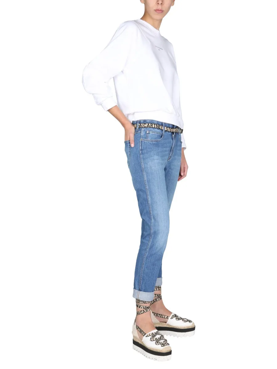 Stella McCartney Slim Fit Cropped Jeans