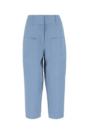 Stella McCartney Tapered Leg Cropped Trousers