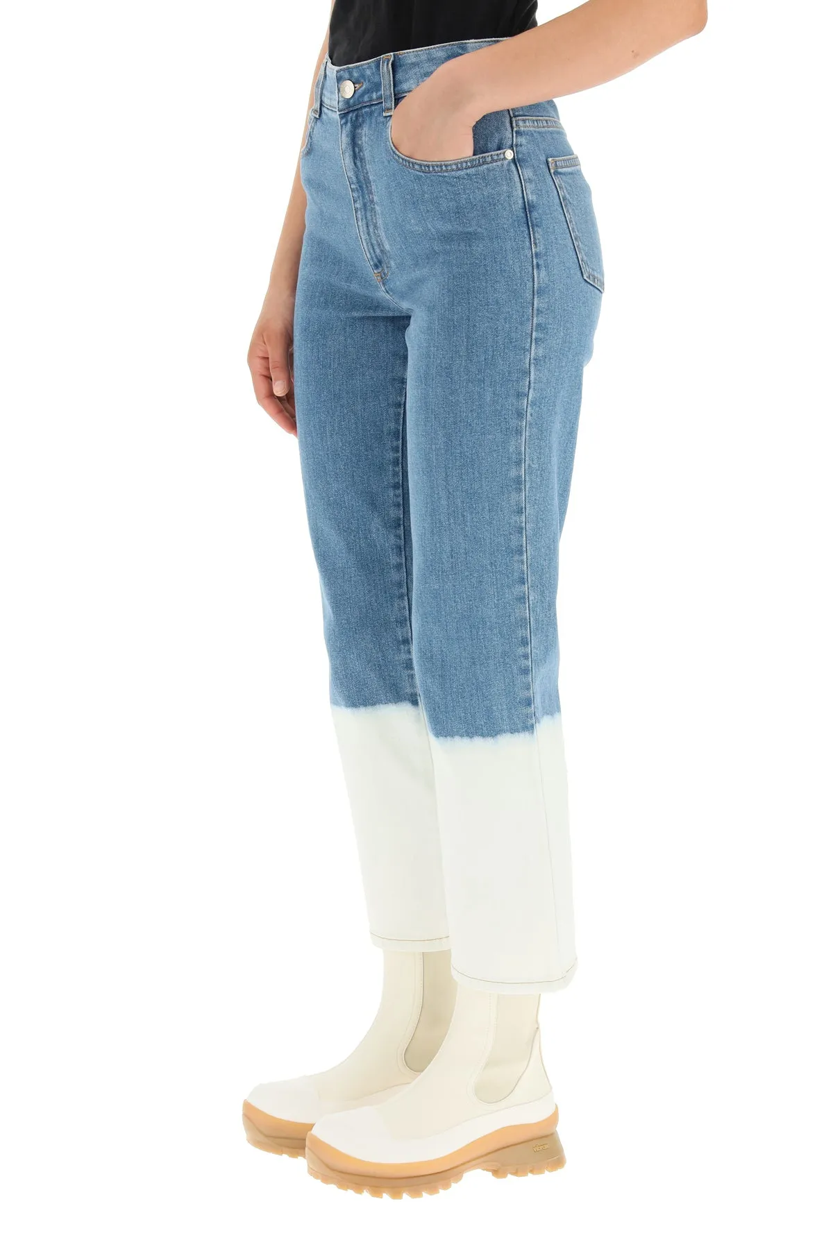 Stella McCartney Two-Tone Jeans