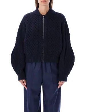 Stella McCartney Zipped Knitted Bomber Jacket