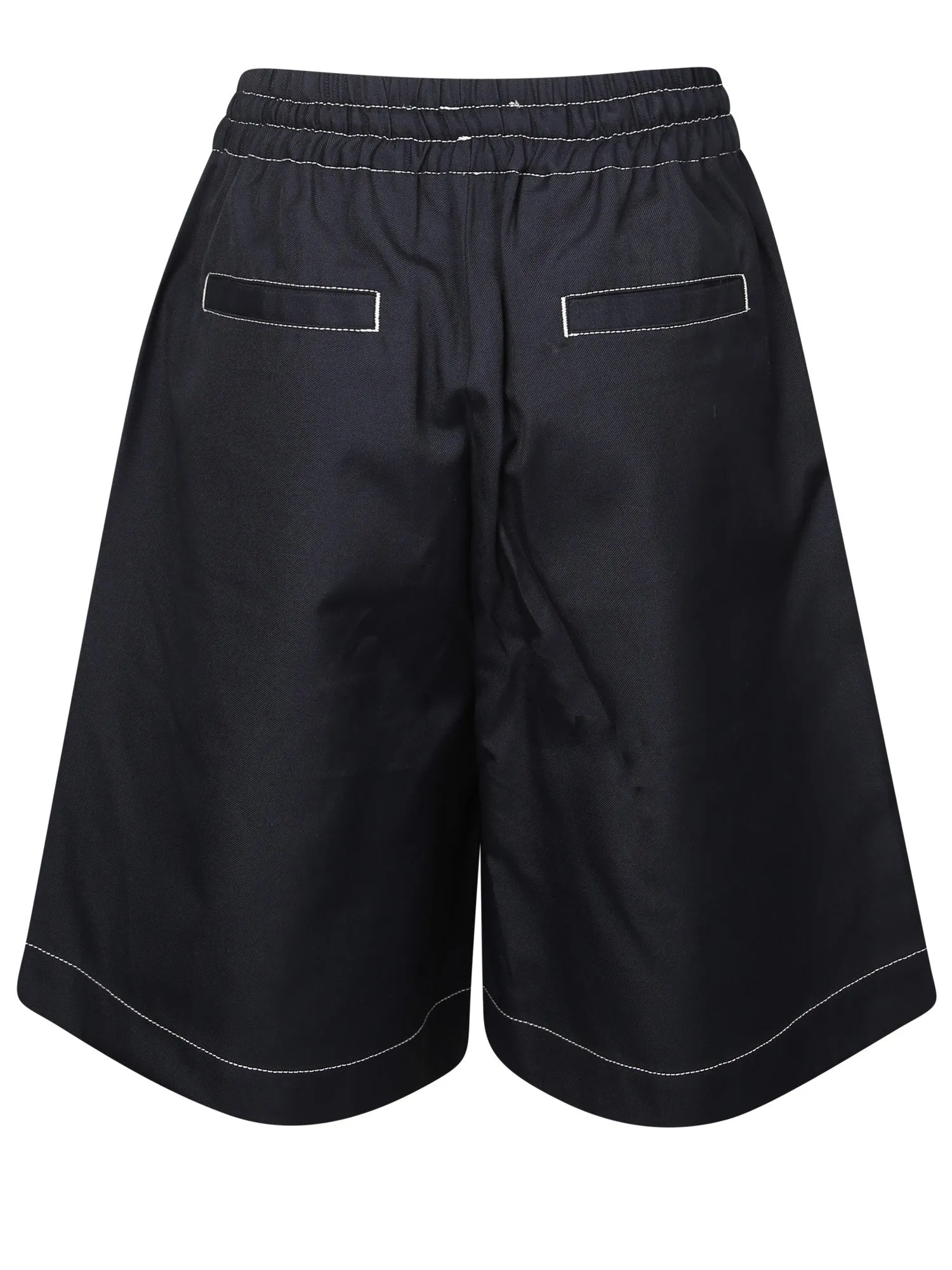 Sunnei Drawstring Wide Leg Shorts