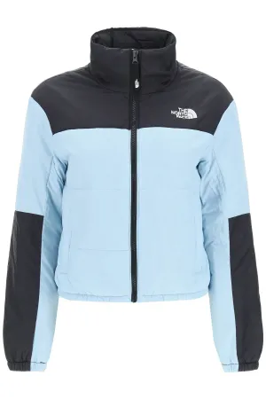 The North Face Logo Embroidered Cropped Jacket