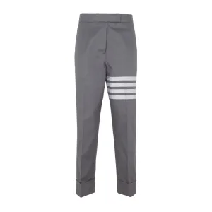 Thom Browne 4-Bar Cropped Trousers