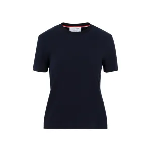 Thom Browne 4-Bar Stripe Crewneck T-Shirt