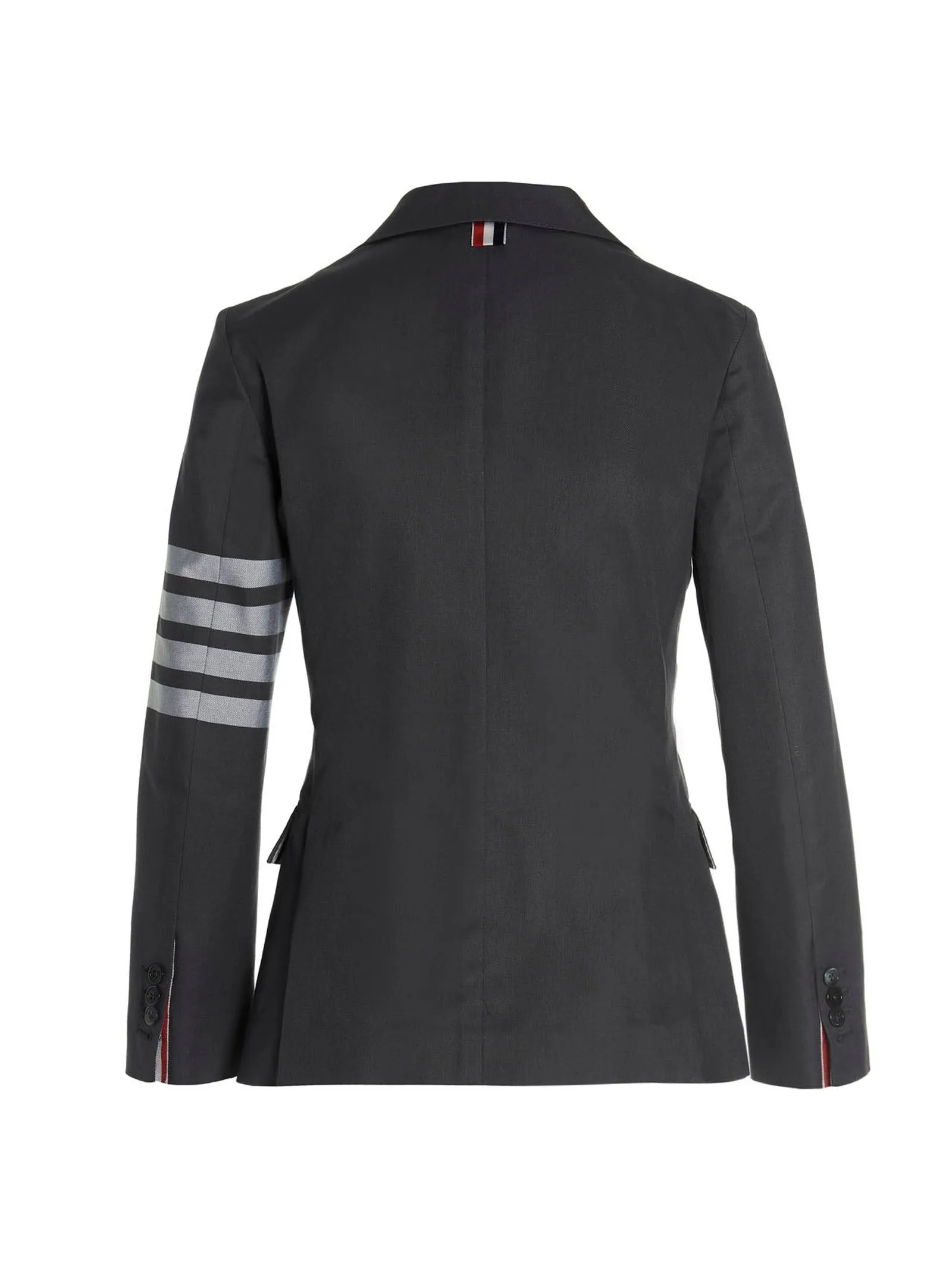 Thom Browne 4 Bar Striped Single-Breasted Jacket