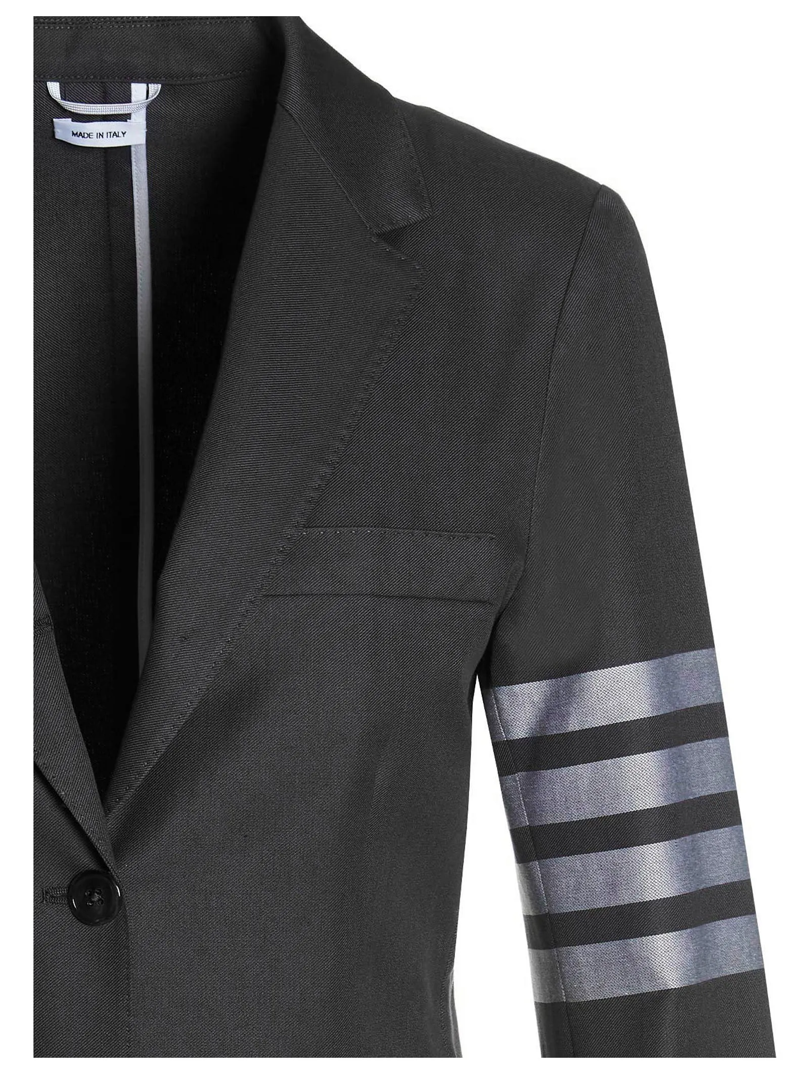 Thom Browne 4 Bar Striped Single-Breasted Jacket
