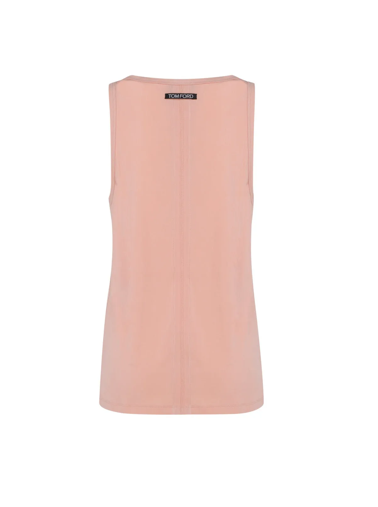Tom Ford Logo Patch Crewneck Tank Top