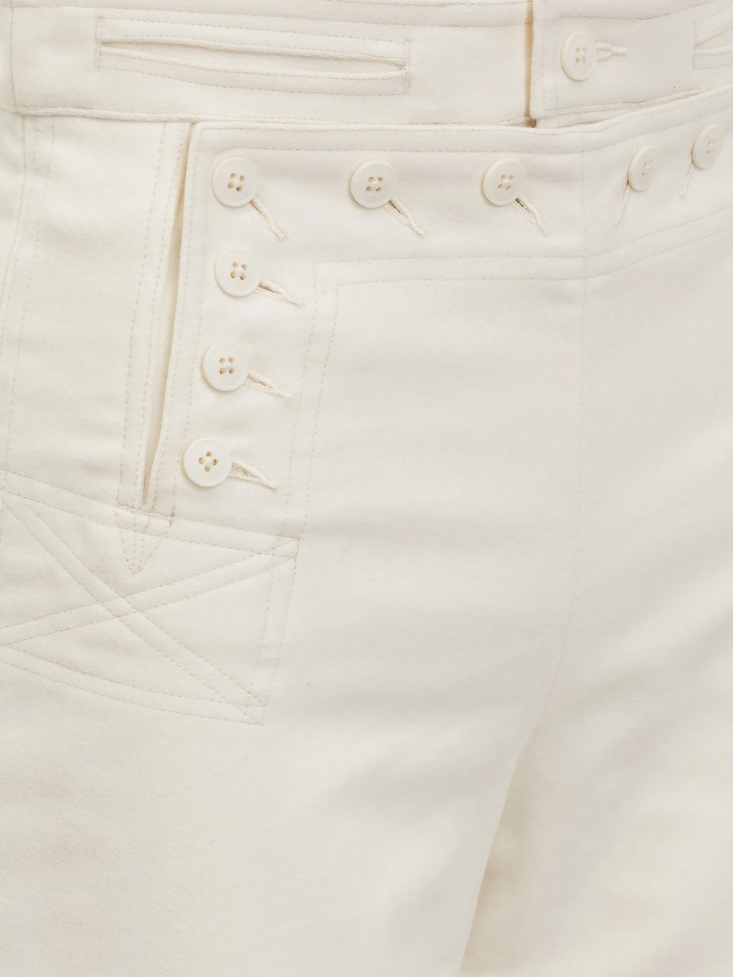 Tory Burch Button-Detailed Sailor Pants