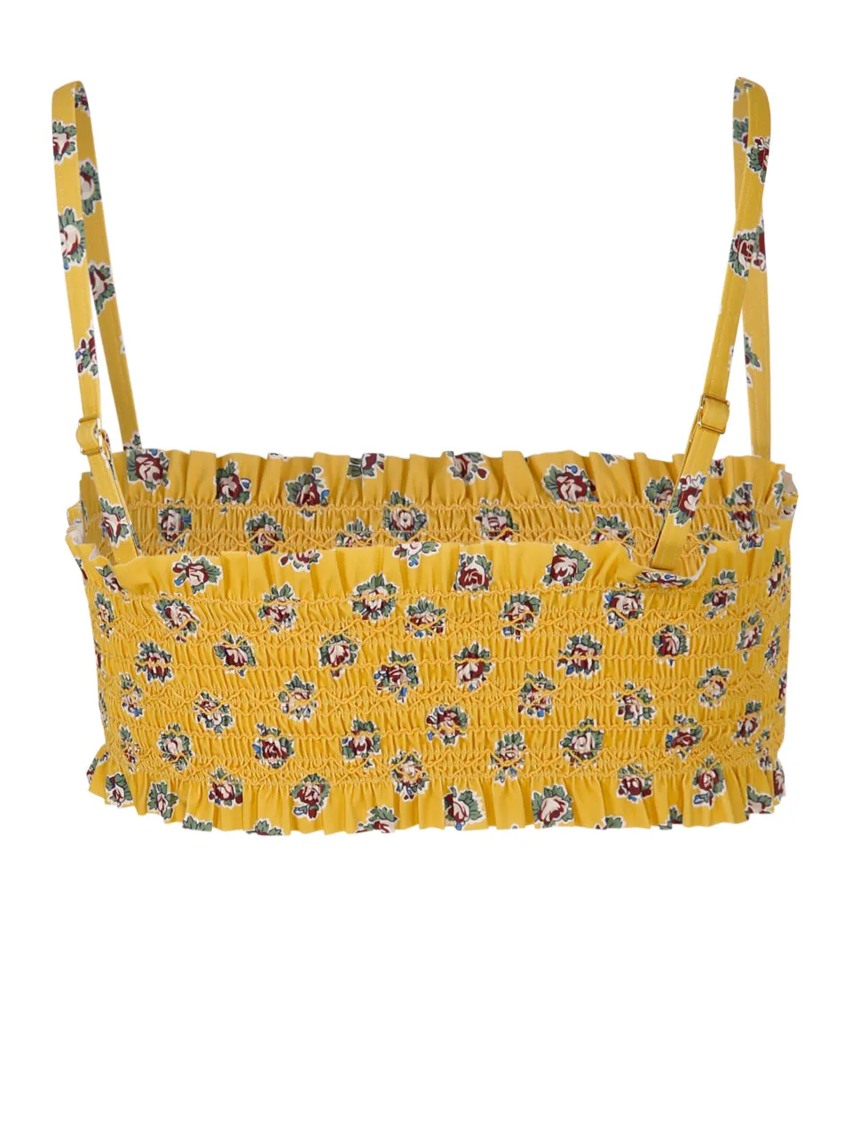 Tory Burch Floral Print Bikini Top