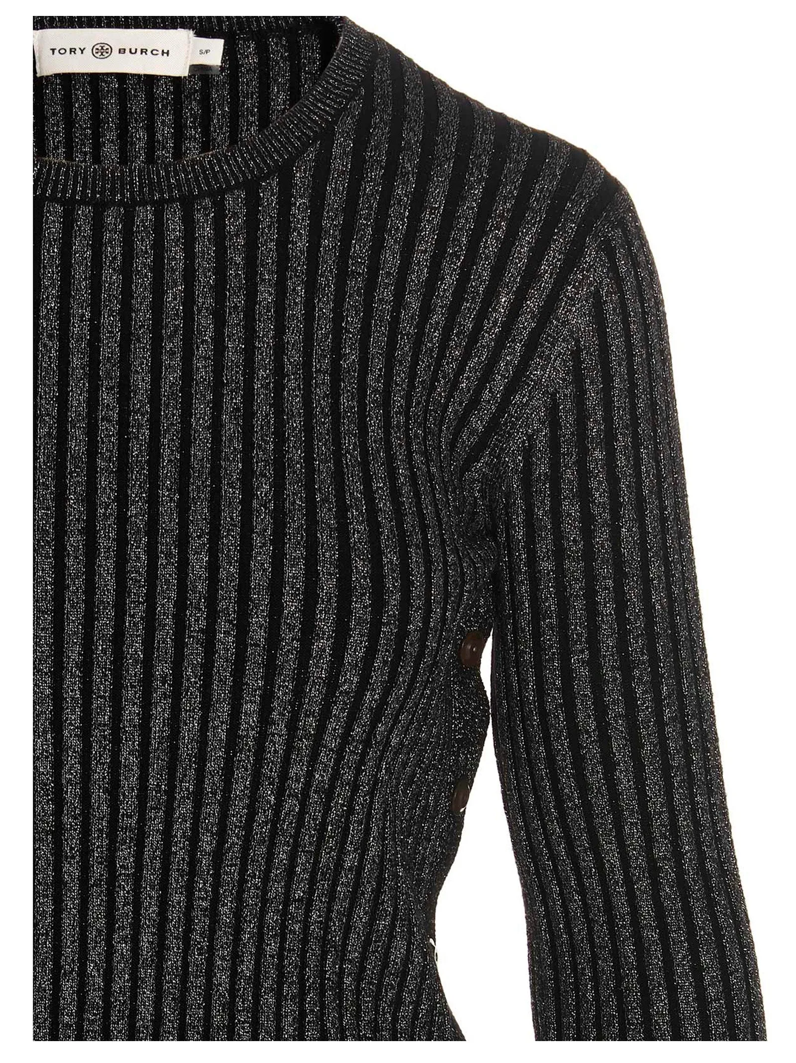 Tory Burch Ribbed Knitted Crewneck Top