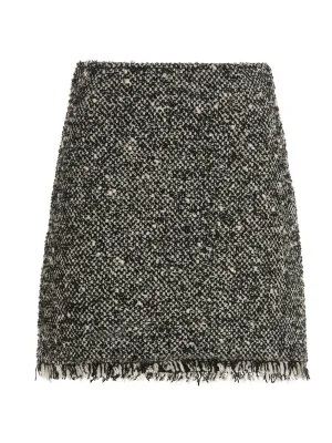 Tory Burch Tweed Mini Skirt