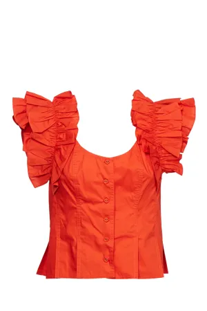 Ulla Johnson Milla Button-Up Top