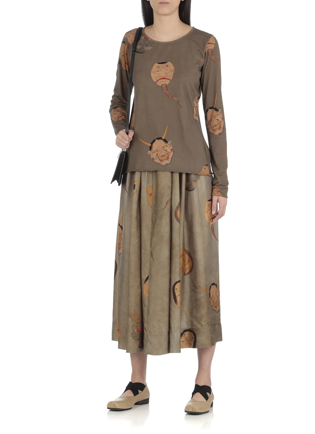 Uma Wang All-Over Printed Crewneck T-Shirt