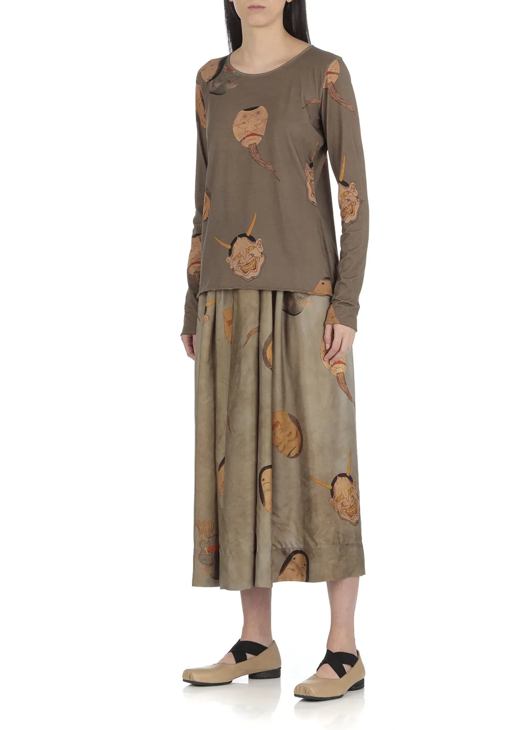 Uma Wang All-Over Printed Crewneck T-Shirt