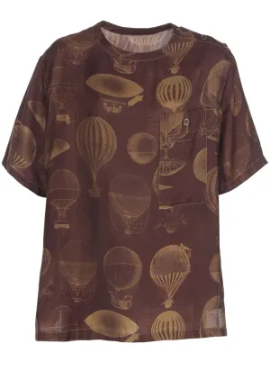 Uma Wang Balloon Printed Crewneck T-Shirt