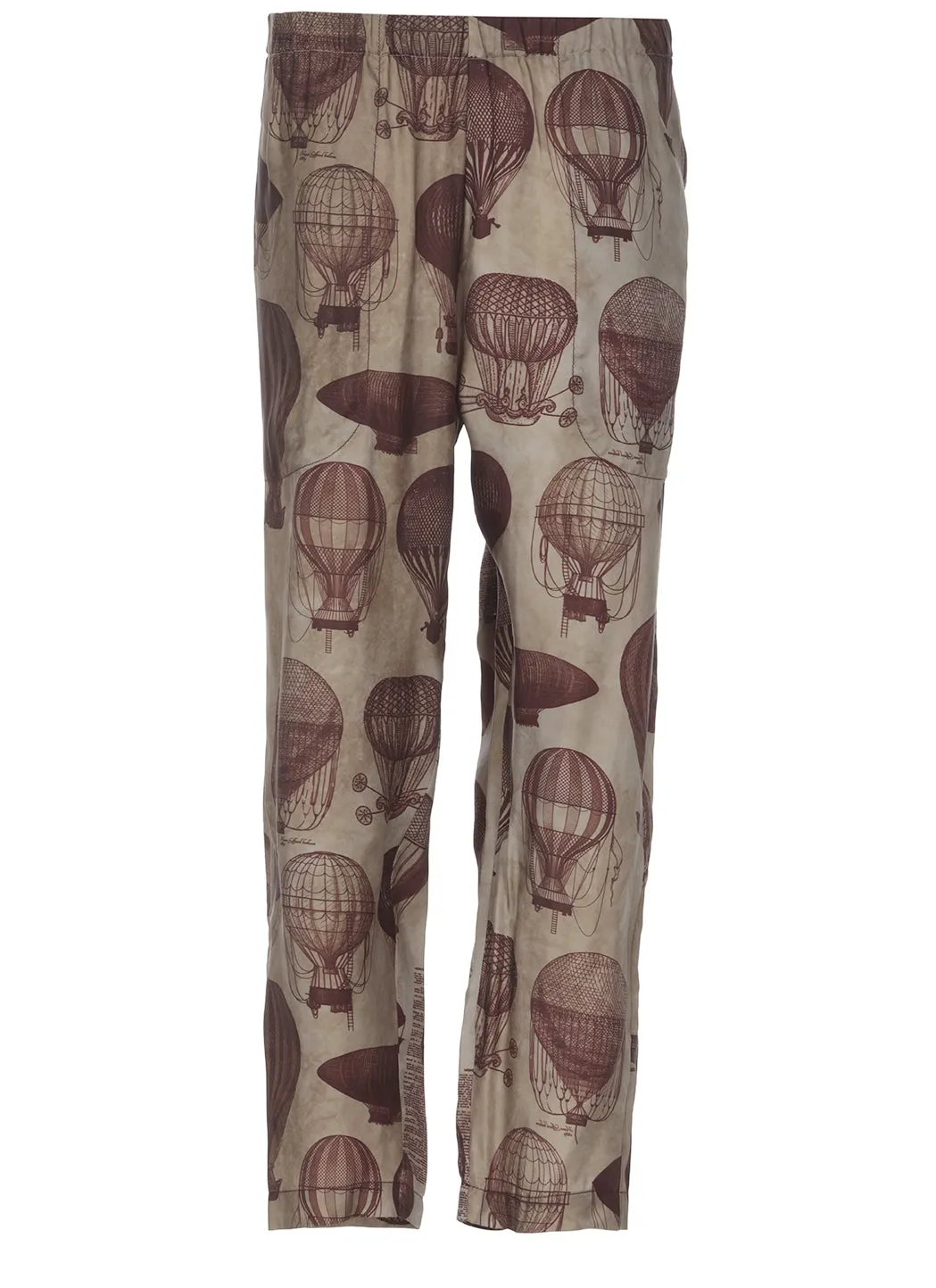 Uma Wang Palmer Balloon Printed Wide-Leg Trousers