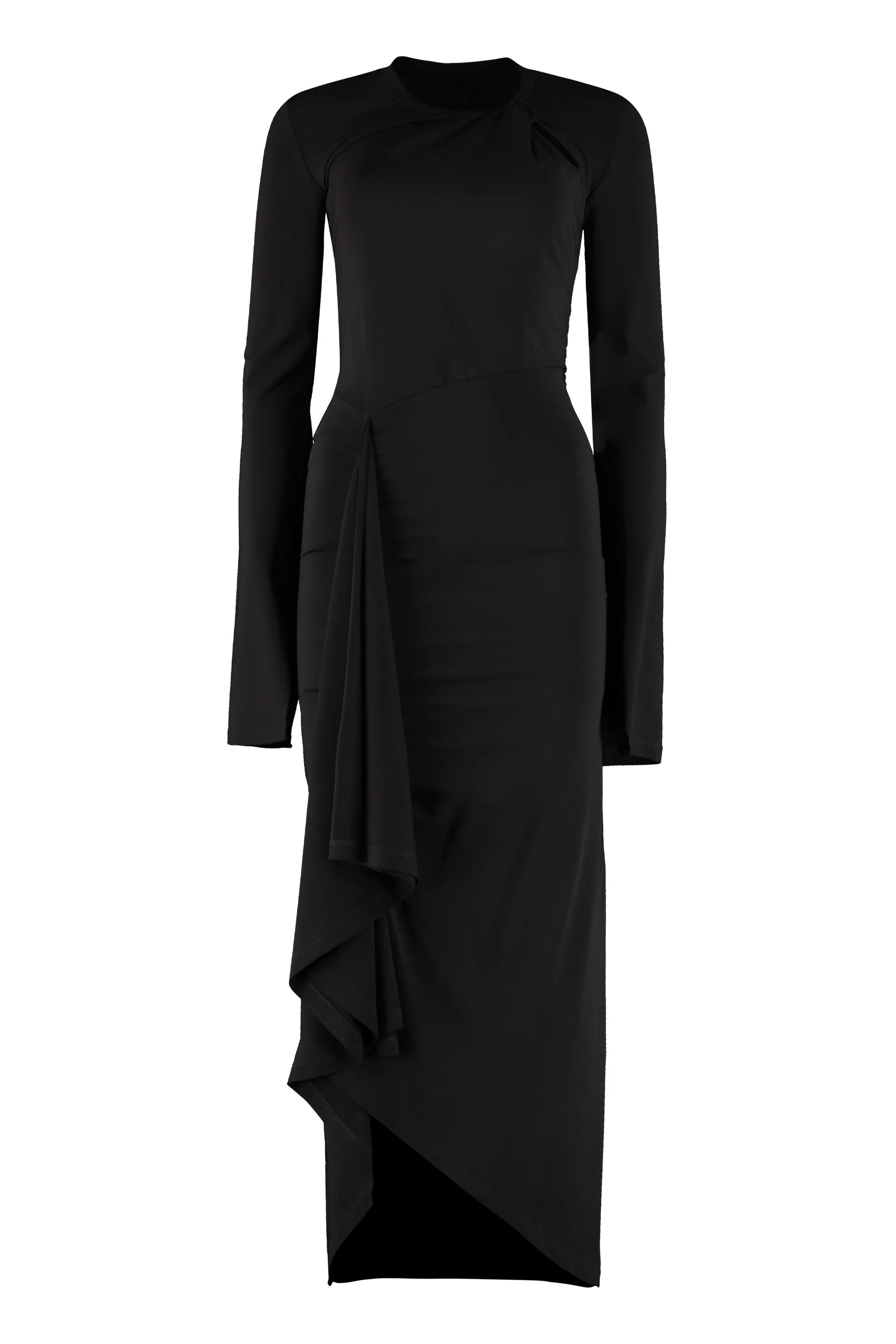 Unravel Project Draped Maxi Dress