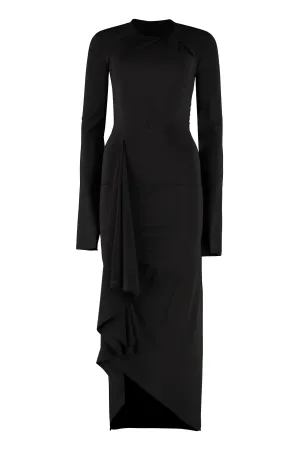 Unravel Project Draped Maxi Dress