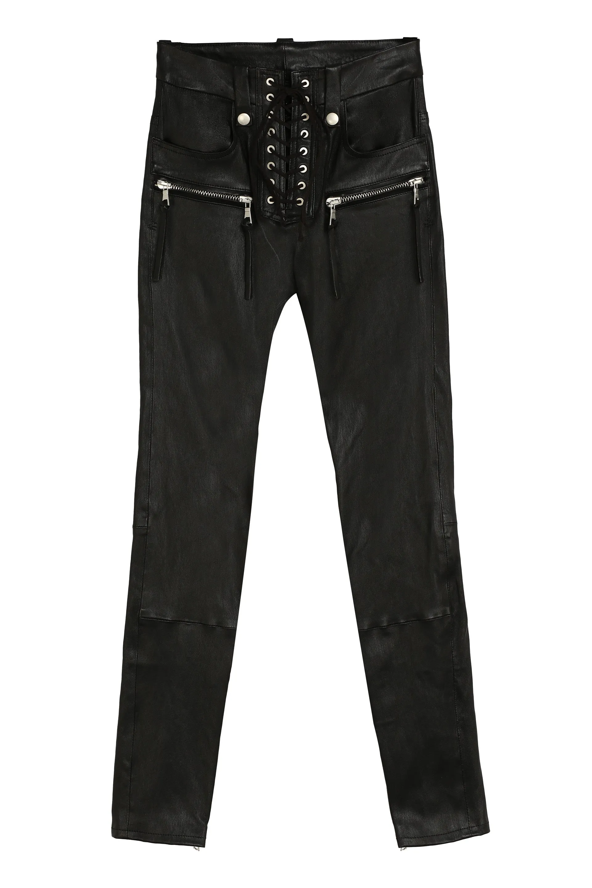Unravel Project Lace-Up Zipped Trousers