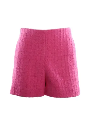 Valentino High Waist Straight Cut Shorts