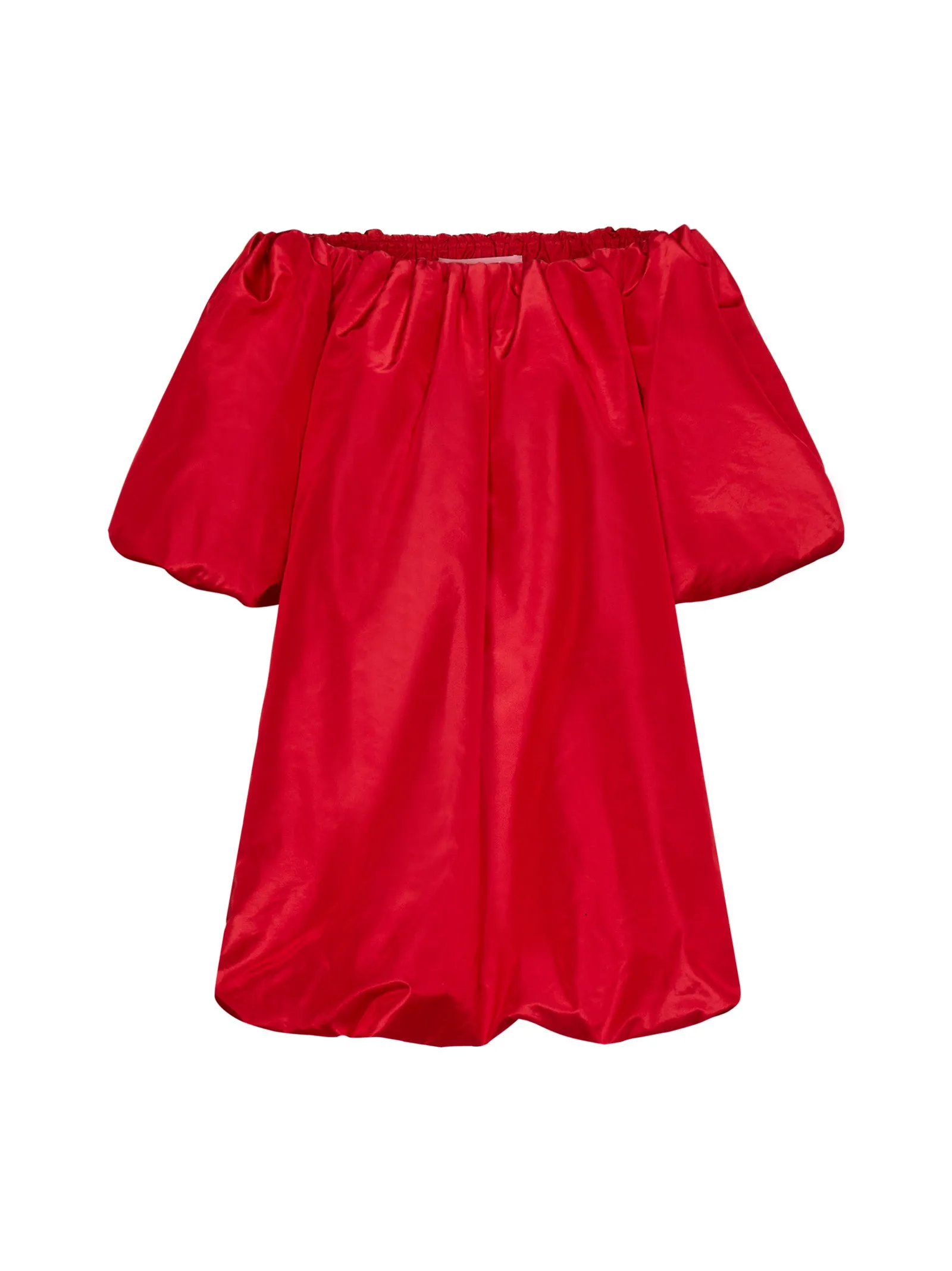 Valentino Off-Shoulder Flared Mini Dress