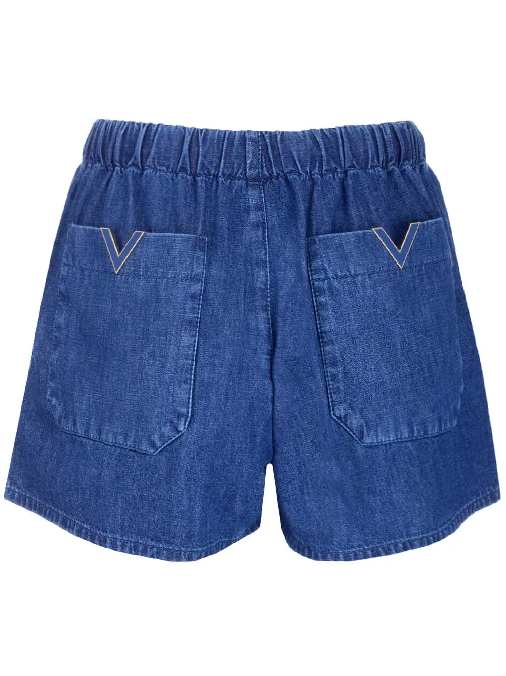 Valentino VLogo Drawstring Denim Shorts