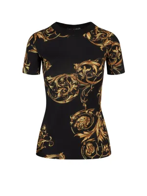 Versace Jeans Couture Baroque Printed Crewneck T-Shirt