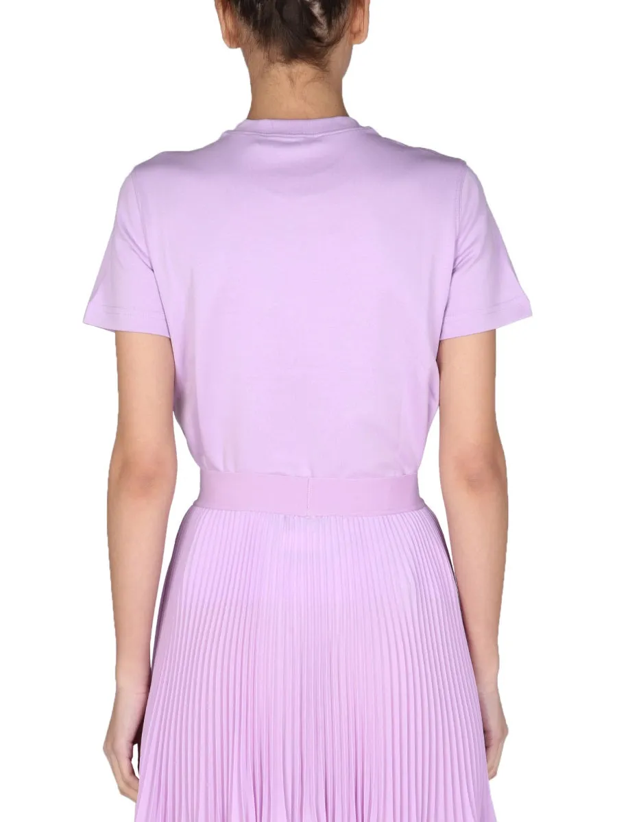 Versace Jeans Couture Embroidered Floral Logo T-Shirt