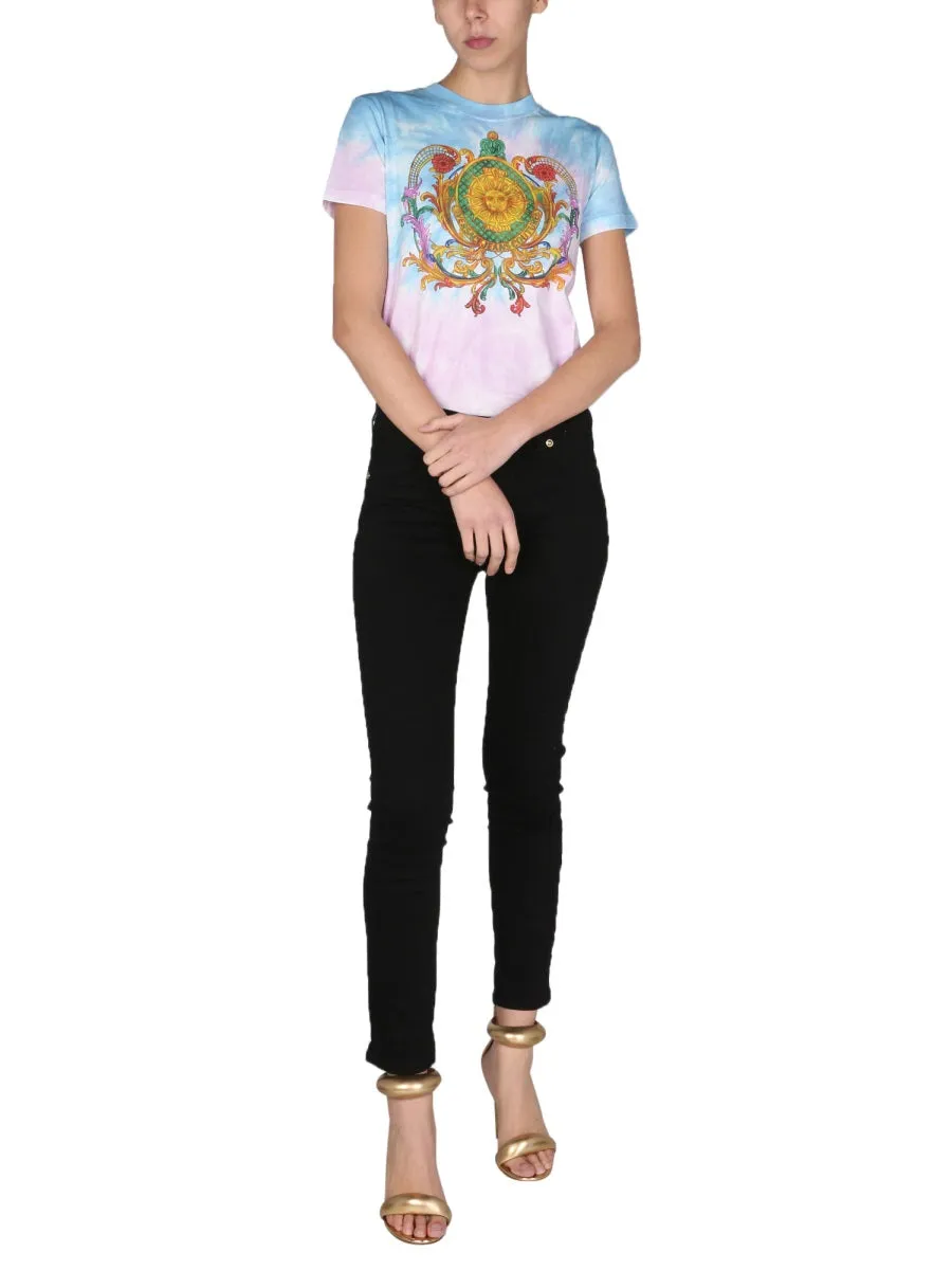 Versace Jeans Couture Printed Crewneck T-Shirt