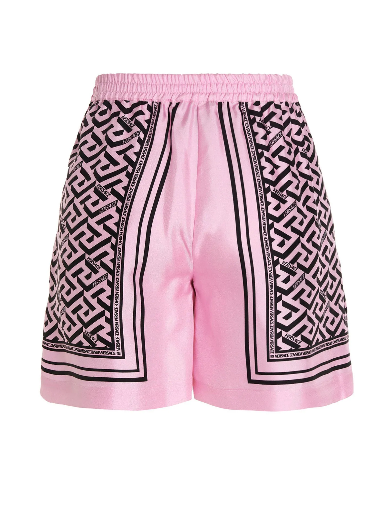 Versace Logo Detailed Drawstring Shorts