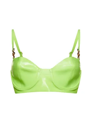 Versace Strap Detailed Bustier Top