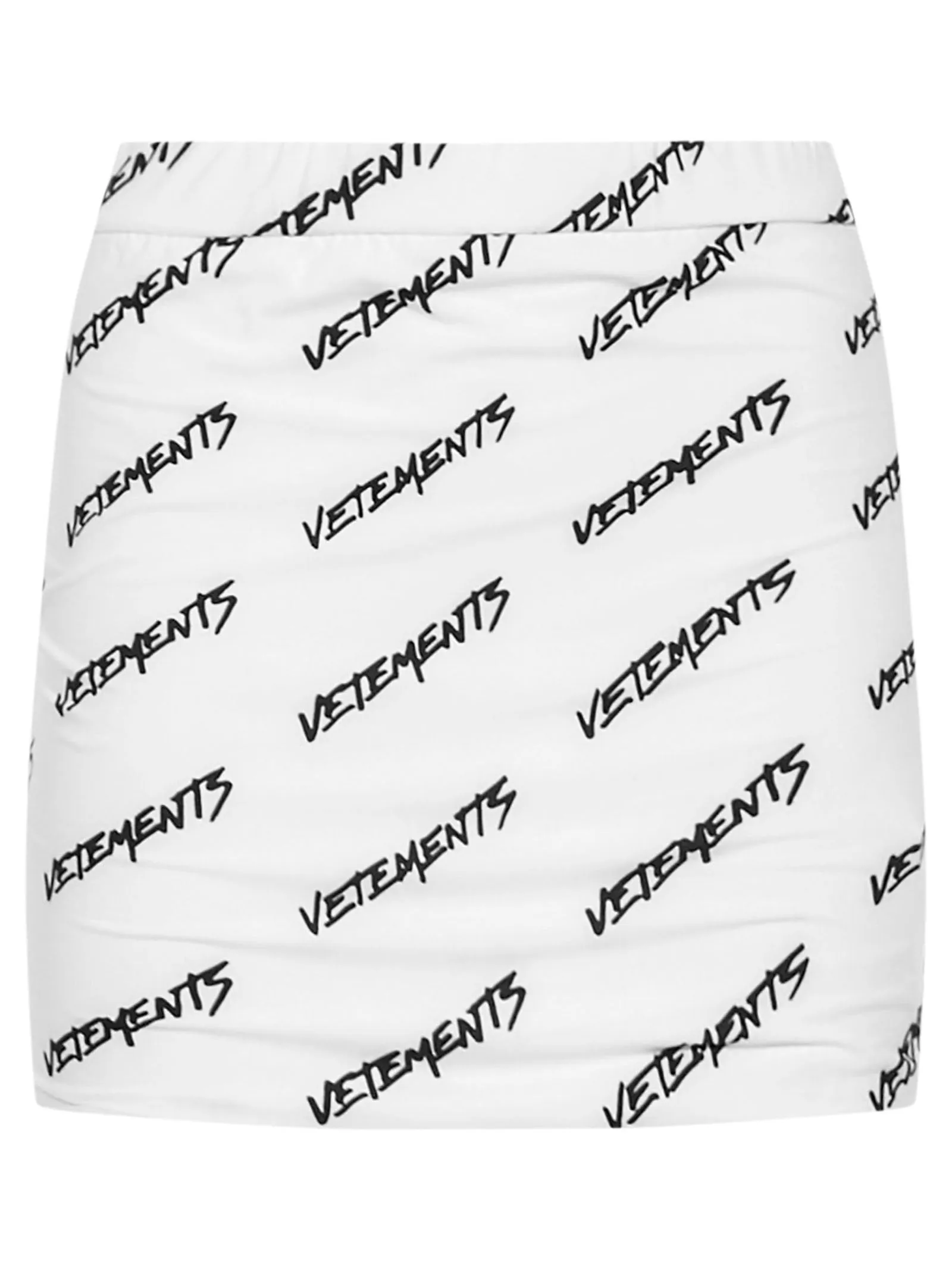Vetements All-Over Logo Printed High-Waisted Skirt