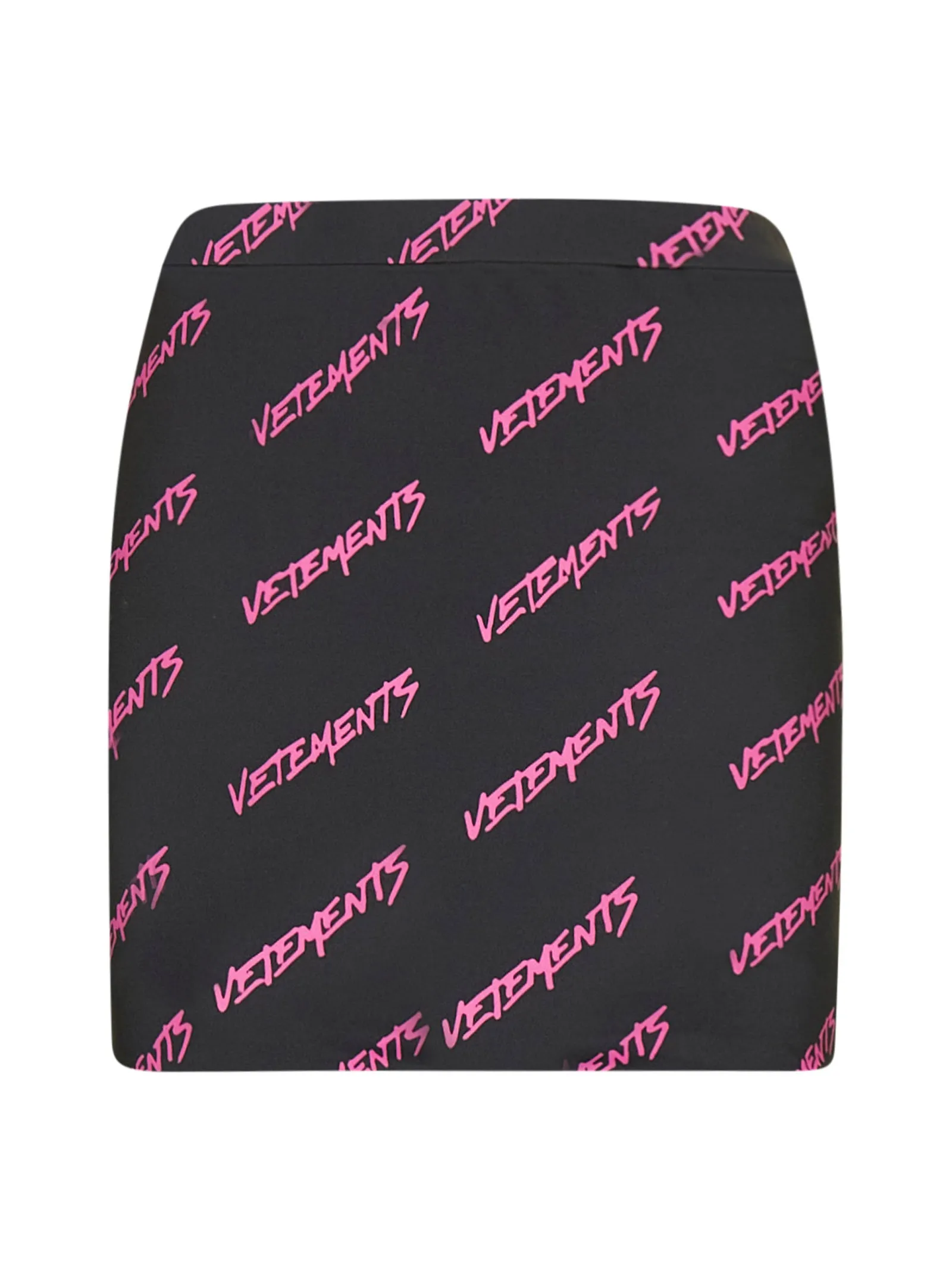 Vetements All-Over Logo Printed Mini Skirt