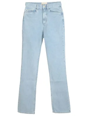 Wandler Button Detailed Straight Leg Jeans