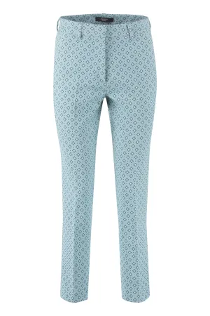 Weekend Max Mara All-Over Printed Straight Leg Trousers