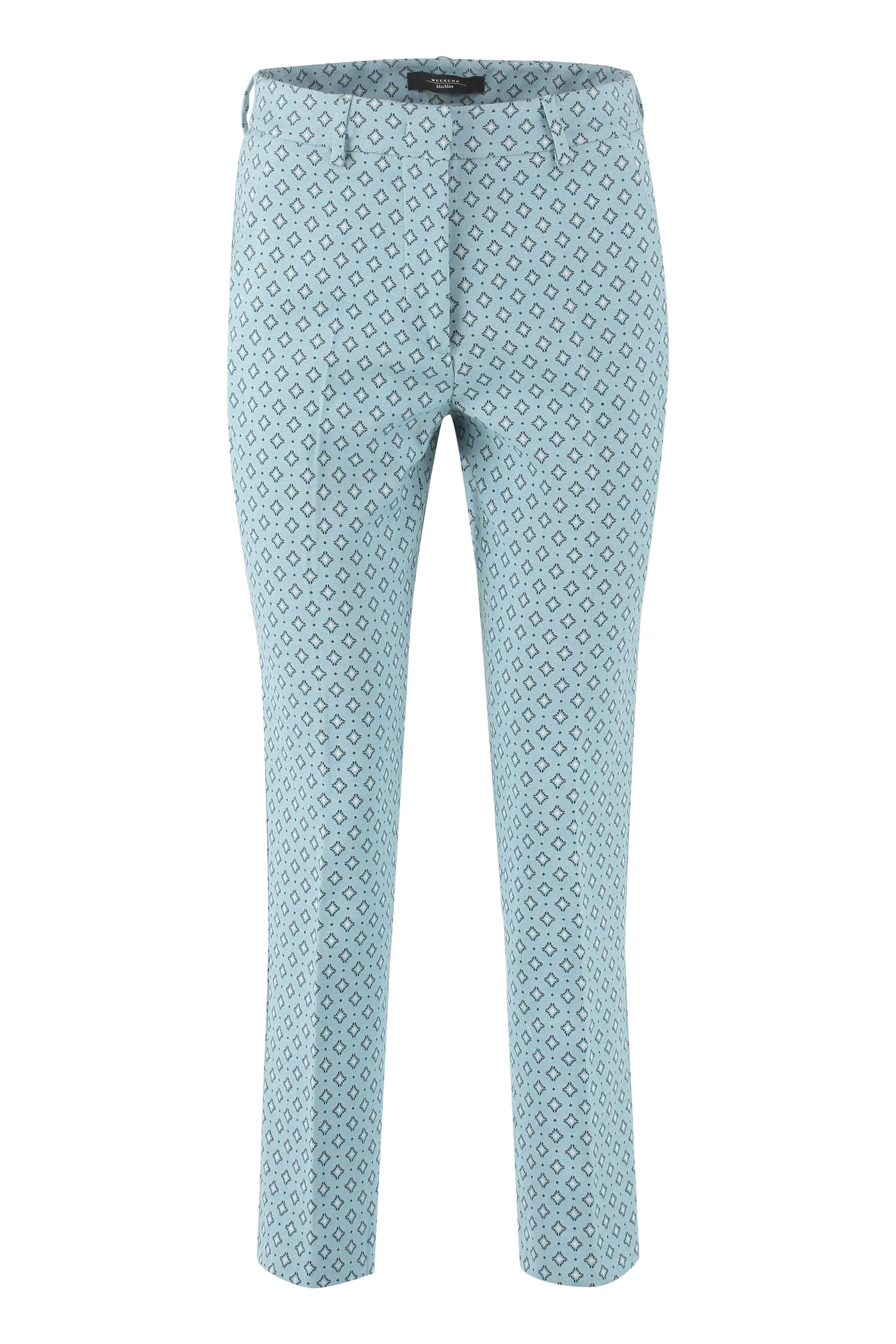 Weekend Max Mara All-Over Printed Straight Leg Trousers