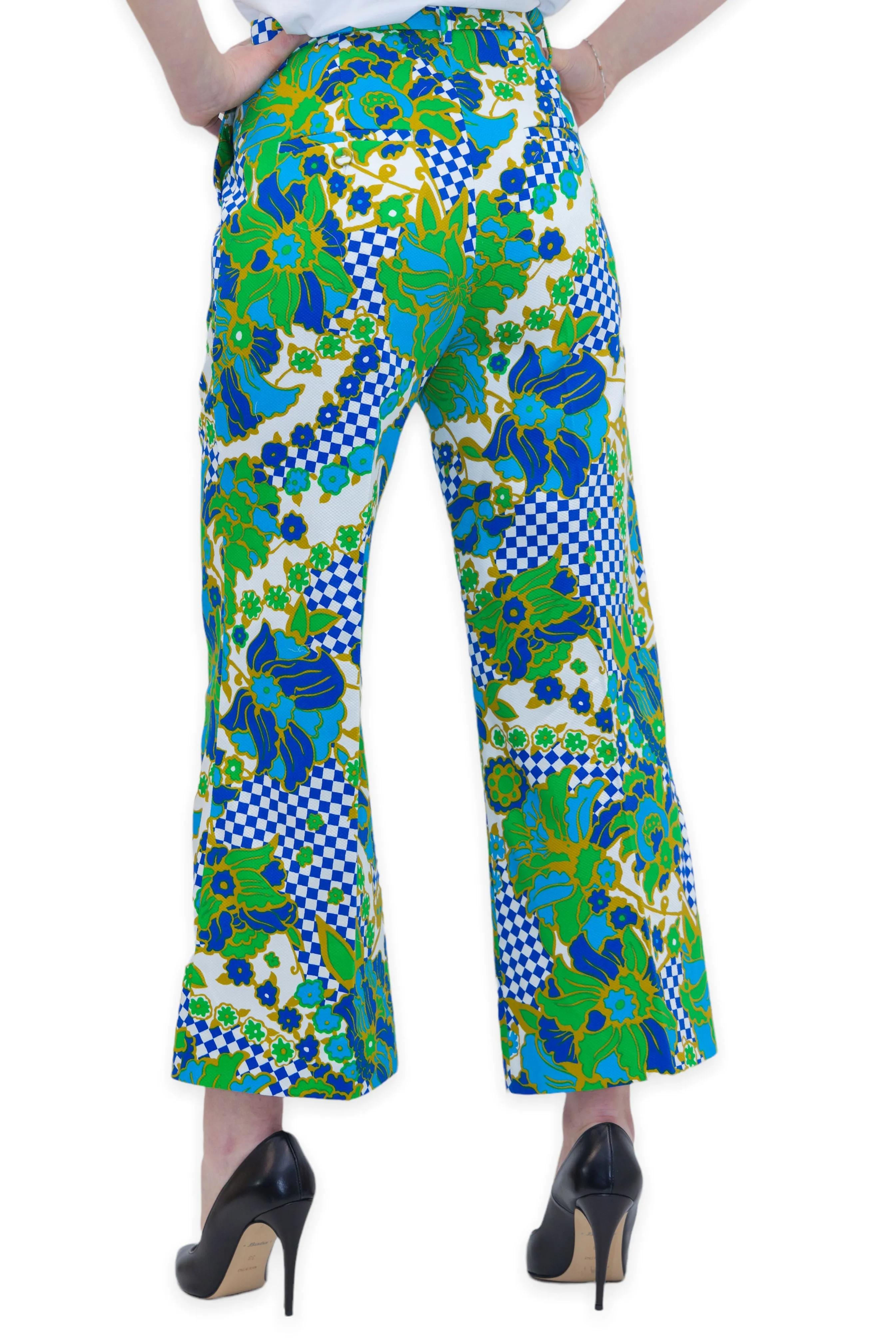 Weekend Max Mara Allover Printed Cropped Trousers