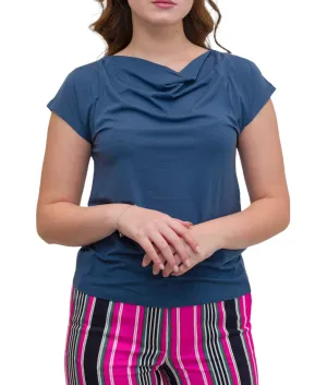 Weekend Max Mara Draped Boat Neck T-Shirt
