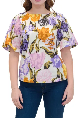 Weekend Max Mara Floral Printed Crewneck T-Shirt