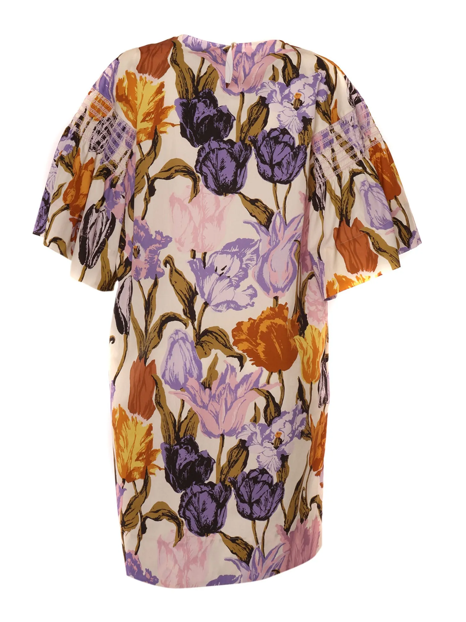 Weekend Max Mara Floral Printed Poplin Mini Dress