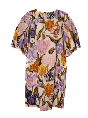 Weekend Max Mara Floral Printed Poplin Mini Dress