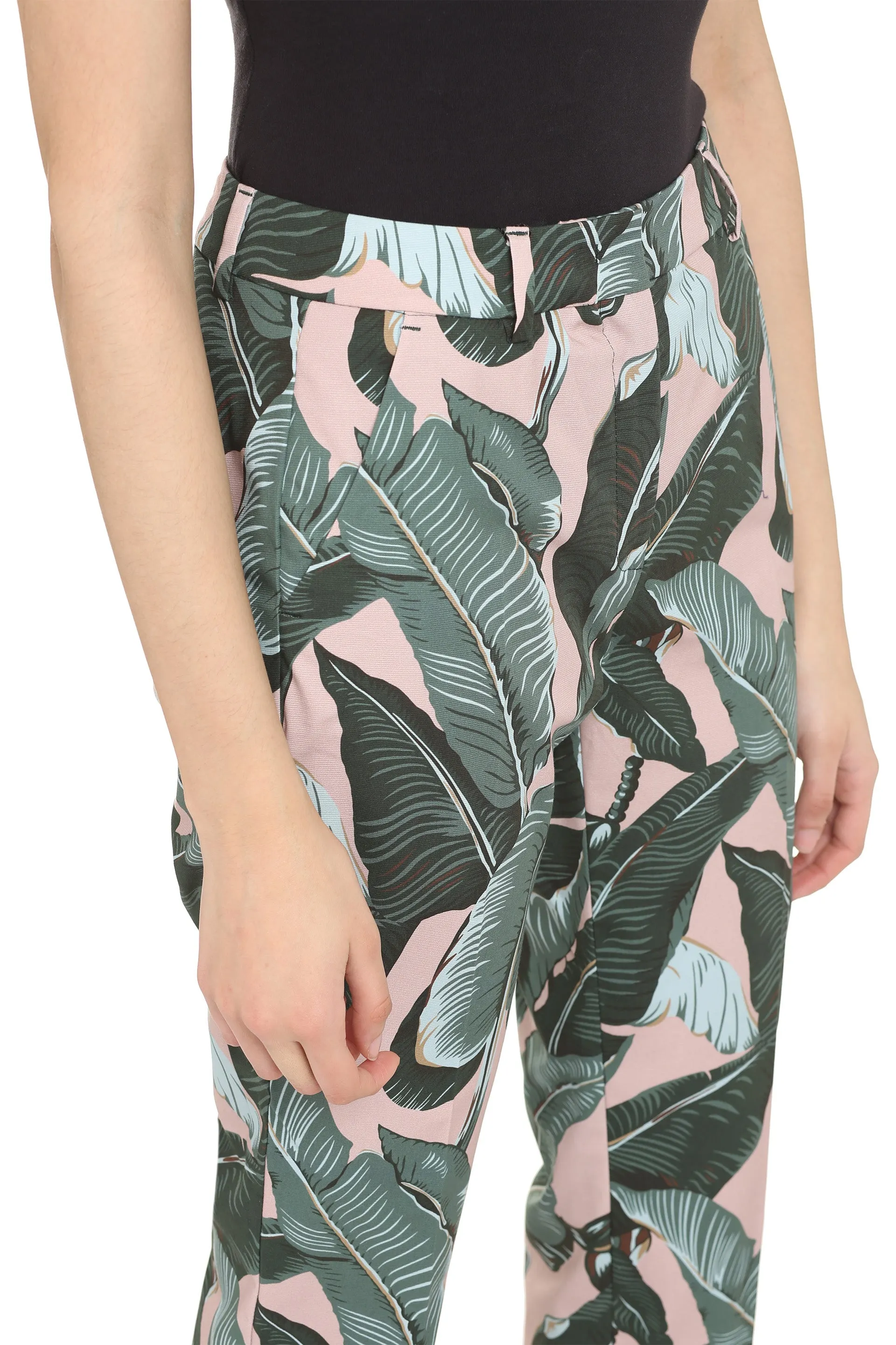 Weekend Max Mara Okra Printed Trousers