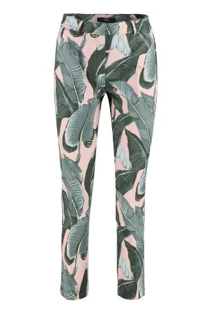 Weekend Max Mara Okra Printed Trousers