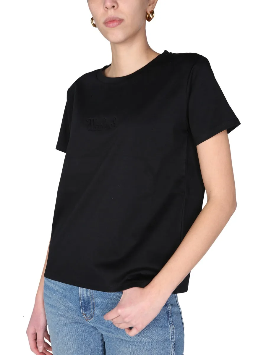 Woolrich Logo Debossed Crewneck T-Shirt