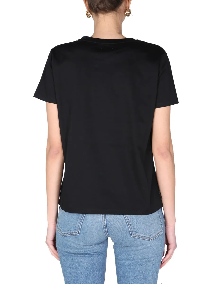 Woolrich Logo Debossed Crewneck T-Shirt