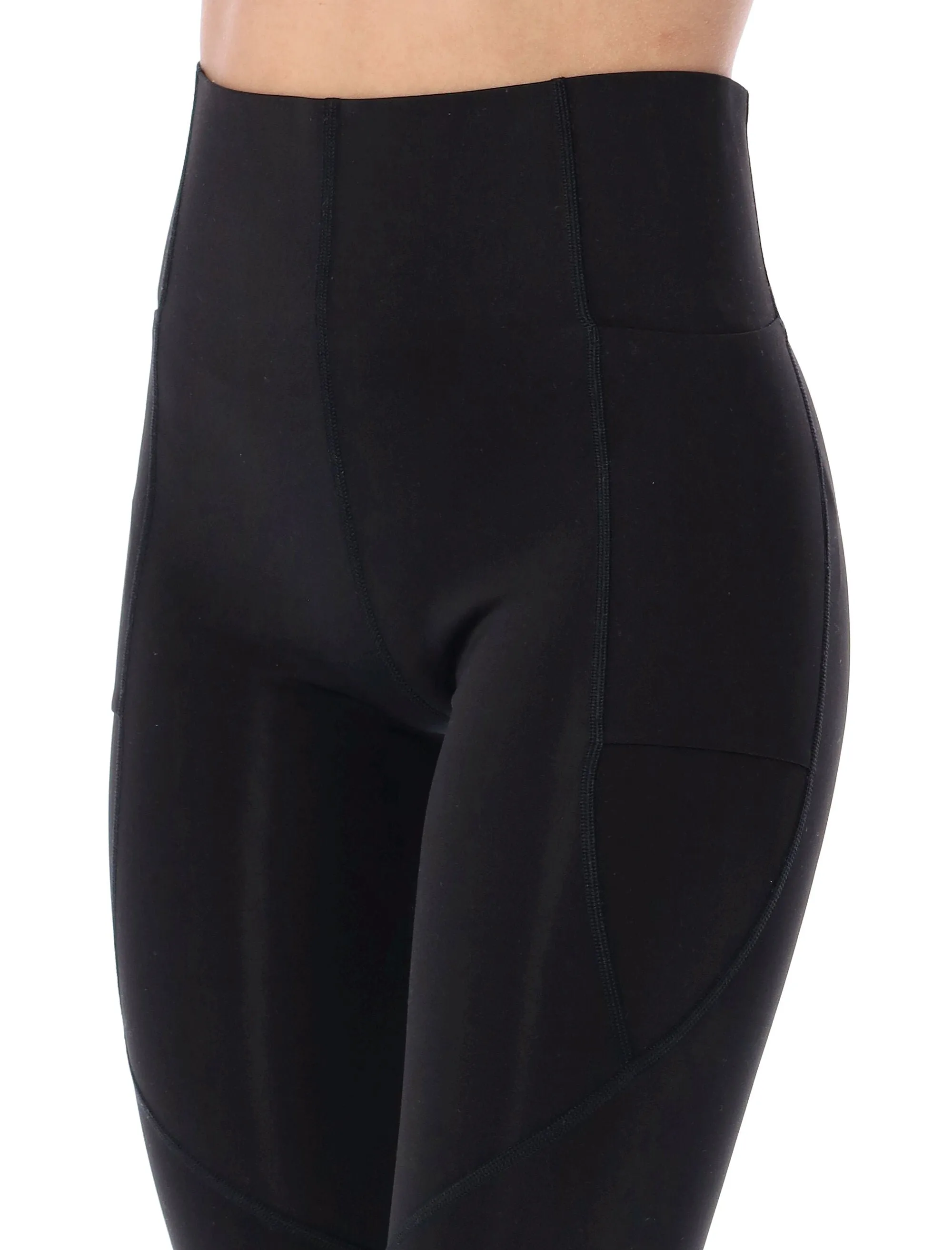 Y-3 Logo Printed Stretched Leggings