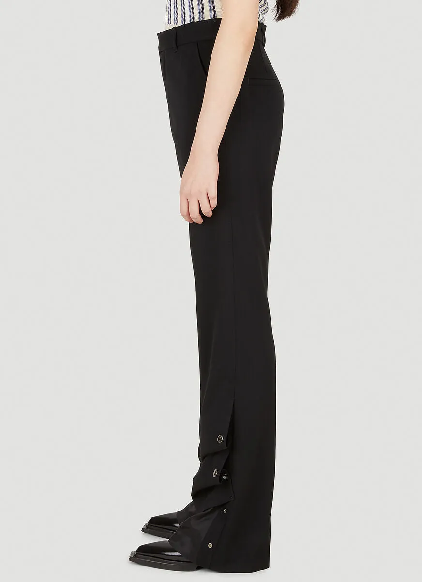 Y/Project Button Detailed Flared Trousers