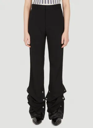 Y/Project Button Detailed Flared Trousers